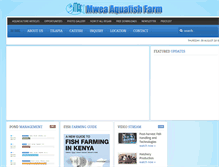 Tablet Screenshot of mweafish.com